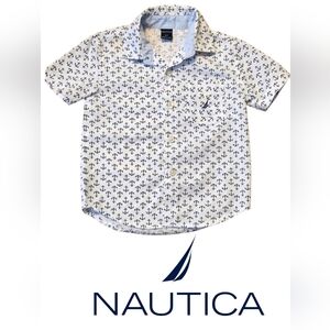 NAUTICA Boy's Toddler Button-up shirt with Anchor print